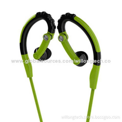 Waterproof/Dust-proof/Sweat-proof Ear Clip Earphones with 32 Ohms Impedance, TPE Soft Material